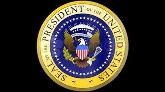 Presidential Seal W Alpha 30fps Stock Video HD