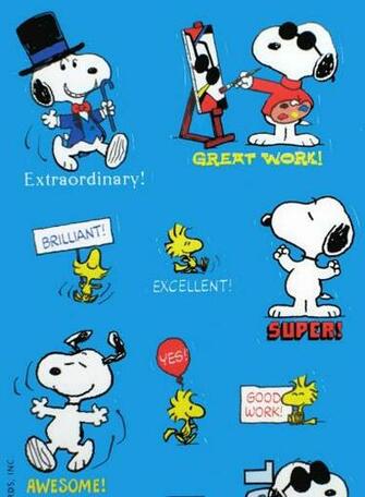 Snoopy Rewards Stickers Snoopn4pnuts