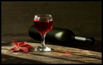 Glass Red Wine Wallpaper