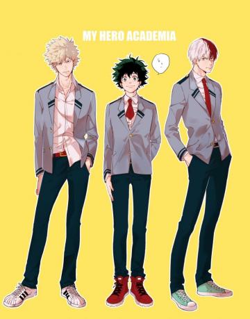 Wallpaper Illustration Gentleman Cartoon Boku No Hero
