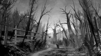 Creepy Forest Wallpaper