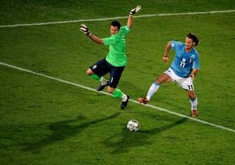 Julio Cesar In Italy V Brazil Fifa Confederations Cup