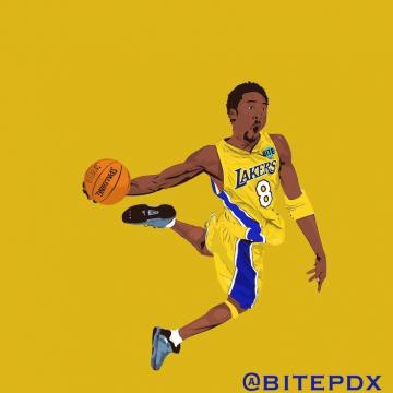Kobe Bryant Bitepdx Art Wallpaper