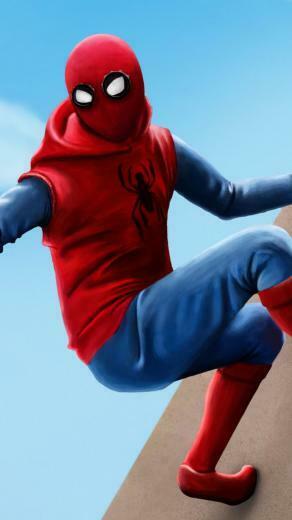 Spider Man Homecoming Movie Homemade Suit Artwork
