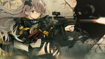 Junp Girls Frontline Ump45 Garter Gun Wallpaper