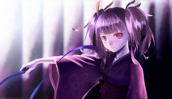 Anime Japenese Clothes Girl 4k Wallpaper HD