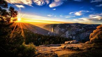 Mountain Sunset Wallpaper Photo Z1d Earth In Sunrise