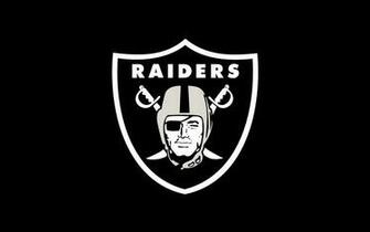 Oakland Raiders Logo On Black Background Hq Wallpaper