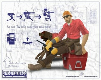 Tf2 Engineer Wallpaper By Klashmyag