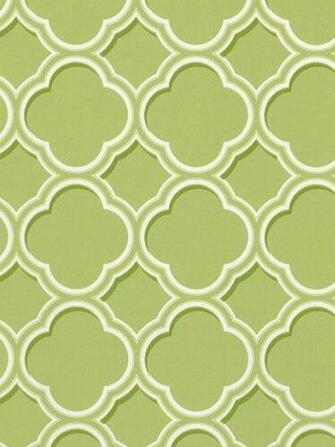 Interior Place Olive Sh80004 Geometric Trellis Wallpaper
