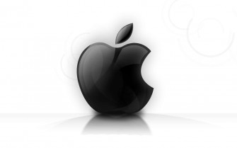 New iPhone X With Apple Logo Wallpaper