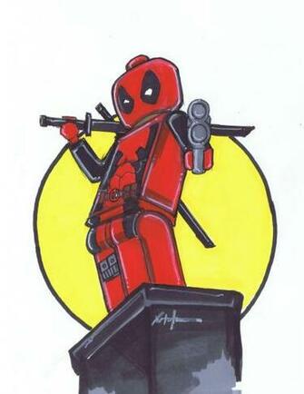 Lego Deadpool By Chrisozfulton