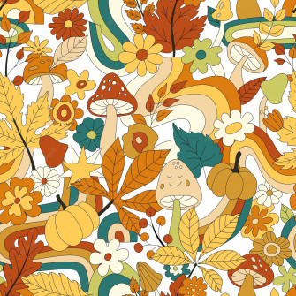 Vintage 70s Wallpaper