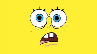 Wallpaper Box Funny Spongebob Face HD Background