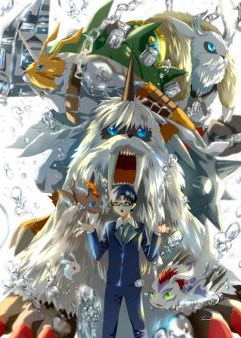 Digimon Adventure Tri Joe With Gomamon S Evolution Pichimon