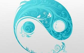 Wallpaper Symbol Grey Background Ying Yang Yin Smile