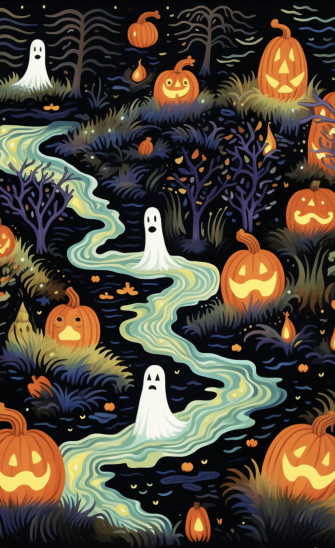 I Think Midjourney Makes Fun Halloween Phone Wallpaper R