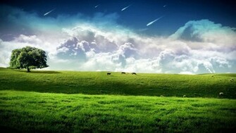 Meteor Shower Wallpaper