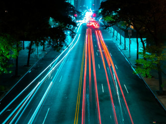 Time Lapse Of City Street Lights 4k Wallpaper