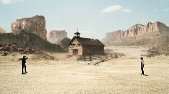 Wild West Background In The Western