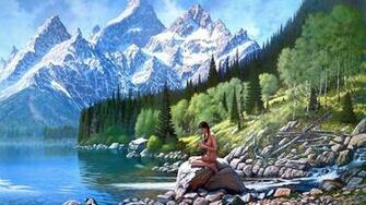 Cool 3d Girl Nature Wallpaper Wallpapertube
