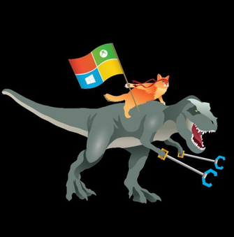 Official Windows Ninjacat Wallpaper Surprise