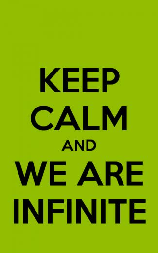 Keep Calm And We Are Infinite Carry On Image Generator