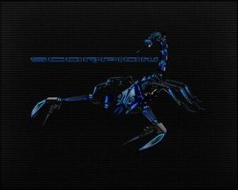 Black Blue Scorpion Wallpaper By Micro31337