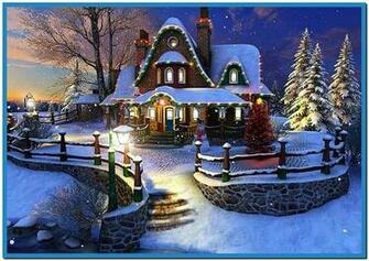 White Christmas 3d Screensaver And Animated Wallpaper