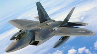 Raptor Aircraft Blue Close Up F Sky