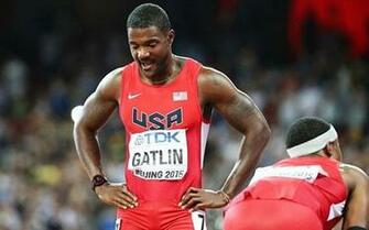 Wallpaper De Justin Gatlin Oro Ol Mpico En Metros