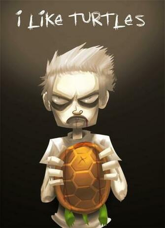 Like Turtles I By Hanzthebox