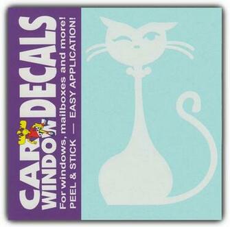Amazon Car Window Decals Fancy Prissy Cat Kitten Family