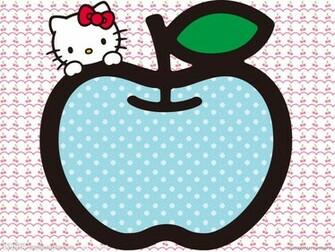 Hello Kitty Love Apples Wallpaper
