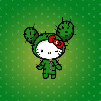 Hello Kitty Emo X iPad Wallpaper