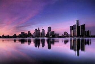 Detroit Skyline Wallpaper