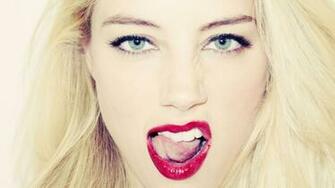 Face Tongue Emotions Blonde Celebrity 4k Ultra HD Background