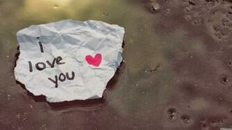 Love You Text iPhone Wallpaper