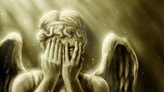Angel Weeping Wallpaper Creativity