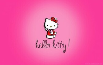 Black Hello Kitty Background HD Wallpaper In Cartoons Imageci