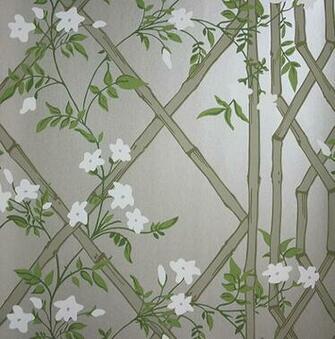 Jasmine Lattice Wallpaper A Decorative Featuring Floral