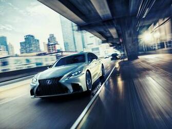 Silver Lexus Lc Running On Road HD Wallpaper