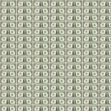 One Dollar Bill Wallpaper Digital Art By Thomas Carrigan