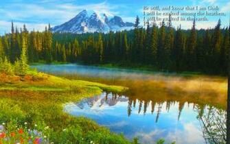 Be Still And Know That I Am God Wallpaper Scripture
