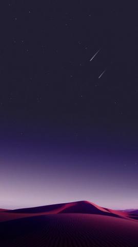 Desert At Night Wallpaper On