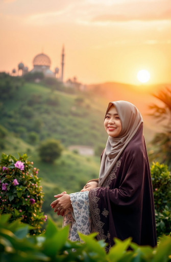 Islamic Couple Wallpaper Models