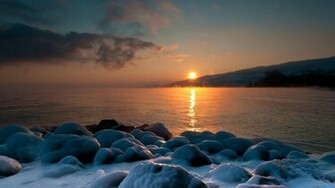 Winter Sunset Wallpaper HD Crazy Image