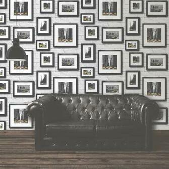 Home Yellow White Black Manhattan In Frames Brick