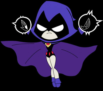 Raven Floating Teen Titans Go By Pinkiepieparties