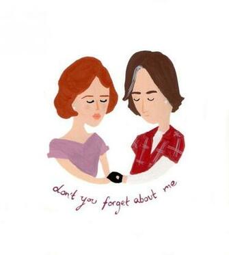The Breakfast Club iPhone Wallpaper Art Print